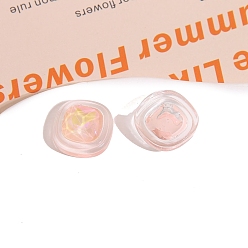 Хрусталь AB Cmолы кабошон горный хрусталь, квадратный, хрусталь AB, 23x23 мм