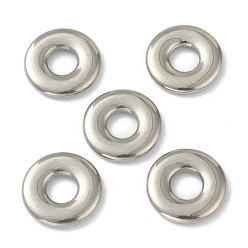 Нержавеющая Сталь Цвет Не тускнеет 304 соединительные кольца из нержавеющей стали, круглые кольца, цвет нержавеющей стали, 16x2.5 мм, внутренний диаметр: 6 мм