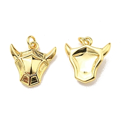 Настоящее золото 18K Стойки с латунным покрытием, подвески для эмали, без свинца и без кадмия, долговечный, поголовье крупного рогатого скота, с целью перехода в кольце, реальный 18 k позолоченный, 14x14x3.5 мм