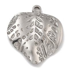 Античное Серебро 304 подвески из нержавеющей стали, шарма сердца, античное серебро, 28.5x25x3.5 мм, отверстие : 2 мм