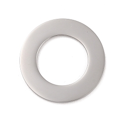 Нержавеющая Сталь Цвет Не тускнеет 304 подвески-соединители из нержавеющей стали, лазерная резка, кольца ссылки, цвет нержавеющей стали, 25x1.5 мм, внутренний диаметр: 15 мм