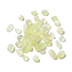 Jade Nouveau Nouvelles perles de jade naturelles, pierre tombée, pas de trous / non percés, nuggets, 9.5~15x8~9.5x4~8mm, environ590 pcs / 500 g