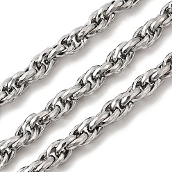 Нержавеющая Сталь Цвет 304 из нержавеющей стали веревочные сети, несварные, с катушкой, цвет нержавеющей стали, 6 мм