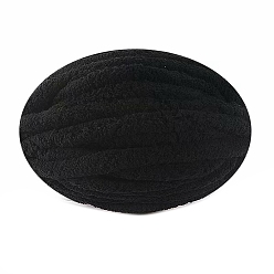 Черный Супермягкая пряжа из полиэстера шенилл jumbo, для проектов украшения дома подушки-одеяла, чёрные, 20 мм, около 29.53 ярдов (27 м) / моток