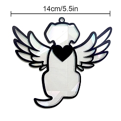 Собака Украшения с подвесками на тему домашних животных, акриловые ловцы солнца, настенные украшения, собака, 140 мм