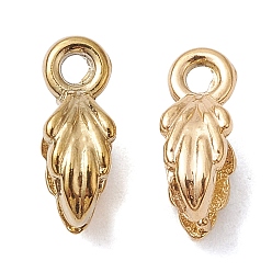 Настоящее золото 18K Ионное покрытие (ip) 304 скобы ледоруба из нержавеющей стали, лист, реальный 18 k позолоченный, 10.5x4 мм, отверстие : 1.2 мм, штифты : 0.8 мм