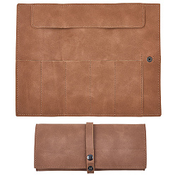 Верблюжий 1 Чехол для хранения ремешков для часов из искусственной кожи, чехол для ремешка для часов, органайзер для часов и usb-кабеля, прямоугольные, верблюжие, 180x80x20 мм