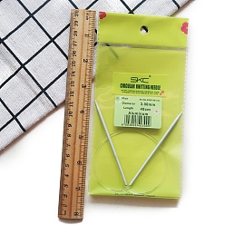 Серебро Алюминиевая игла, швейные инструменты, серебряные, 400 мм