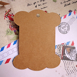 Перу Доски для намотки нитей из крафт-бумаги, бобины для ниток, для хранения ниток для вышивания крестиком, Перу, 103x80 мм