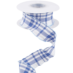 Светло-Синий Мешковины ленты, для аксессуаров для одежды, голубой, 1-5/8 дюйм (40 мм), около 10.00 ярдов (9.14 м) / рулон