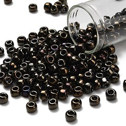 (83) Metallic Iris Brown Тохо 3/0 круглые бусины, японский бисер, (83) металлический ирис коричневый, 5.5 мм, отверстие : 1.9 мм, Около 2700 шт / фунт