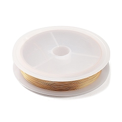 Light Gold Медная проволока, долговечный, золотой свет, 28 датчик, 0.3 мм, около 65.61 футов (20 м) / рулон