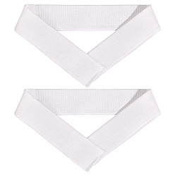 Белый Хлопчатобумажная эластичная резинка для манжет, белые, 550x35~77x3 мм