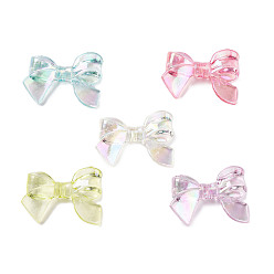 (52) Непрозрачная лаванда УФ-покрытие прозрачные смоляные кабошоны, бантом, разноцветные, 24.5x33x6.5 мм