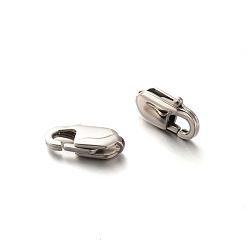 Нержавеющая Сталь Цвет 316 хирургические застежки-клешни из нержавеющей стали, цвет нержавеющей стали, 16x8x4 мм, отверстие : 4x2 мм