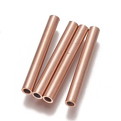 Розовое Золото Ионное покрытие (ip) 304 шарики из нержавеющей стали, розовое золото , 25x3 мм, отверстие : 1.8 мм