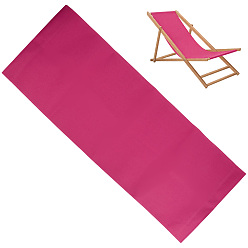 Camellia 1Pc Canvas Beach Chair Replacement Fabric, Rectangle, Camellia, 1200x435x2mm