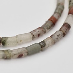 Indian Agate Column Natural Indian Agate Beads Strands, 4x2mm, Hole: 0.5mm, about 98pcs/strand, 15.7 inch