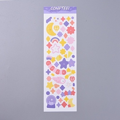 Star Scrapbooking Stickers, for Journal Planner DIY Crafts Scrapbooking Diary, Star Pattern, 26x8cm