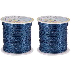 Прусский Синий Нейлоновая нить, берлинская лазурь, 1.0 мм, около 45 м / рулон