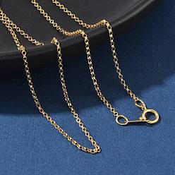 Real 14K Gold Filled Латунные цепочки роло ожерелья для женщин и мужчин, real 14 k золото заполнено, 16.10 дюйм (40.9 см)