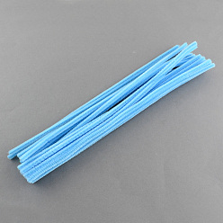 Turquoise 11.8 inch Pipe Cleaners, DIY Chenille Stem Tinsel Garland Craft Wire, Turquoise, 300x5mm