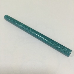 Dark Cyan Hot Melt Plastic Glue Sticks, Use for Glue Gun, Dark Cyan, 100x7mm, about 240pcs/1000g