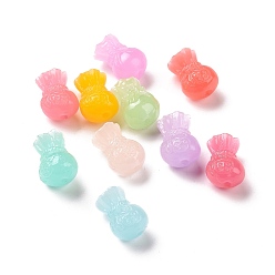 Mixed Color Synthetic Coral Beads, Dyed, Lucky Bag, Mixed Color, 16x11mm, Hole: 1.6mm