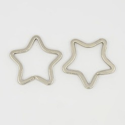 Платина Железа отделились брелоки, брелок для ключей, звезда, платина, 34x34 мм