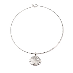 Платина Латунное ожерелье с подвесками, без свинца и без кадмия, реальный 18 k позолоченный, платина, 7-5/8 дюйм (19.5 см)