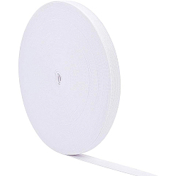 Blanc Cordon élastique élastique plat, sangle vêtement accessoires de couture, blanc, 15 mm, environ 30 m/rouleau