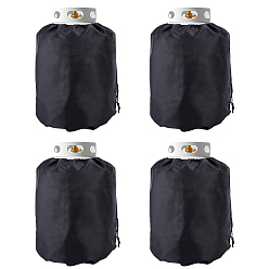 Черный Пылезащитные полиэстеровые сумки с завязками, прямоугольные, чёрные, 69x50.8x0.05 см