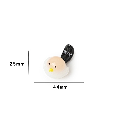 Champagne Gold Мини стеклянные фигурки птиц статуэтки для домашнего офиса украшение рабочего стола, шампанское золото, 44x25 мм