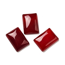 Красный Агат Кабошоны из натурального сердолика (окрашенные и нагретые), прямоугольные, 25x18x6 мм