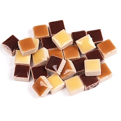 Разноцветный Мозаичная плитка из фарфора квадратной формы, для поделок из мозаики своими руками, рамки для картин и многое другое, красочный, 10x10 мм, о 205 шт / комплект