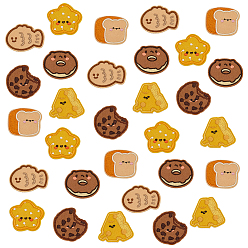 (52) Непрозрачная лаванда 30 шт. 6 стили вышитые тканевые нашивки, компьютеризированная вышивка тканью утюжок на / шить на заплатках, аксессуары для костюма, аппликация, разнообразные, разноцветные, 41~49x45~56x2 мм, 5 шт / стиль