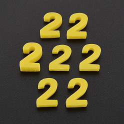 Gold Handmade Polymer Clay Cabochons, Polymer Clay Slices for Resin Crafts & DIY Projects, Num.2, Gold, 9~11x4.5~7.5x1~3mm, about 9000pcs/1000g