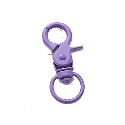 Pourpre Moyen Fermoirs pivotants en fer peint à la bombe, support violet, 45mm