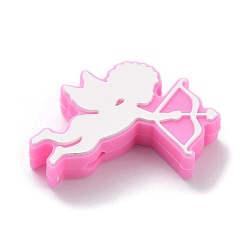 Cupid Фокальные бусины из пищевого силикона ко Дню святого Валентина, Амур, 22x34x8 мм, отверстие : 2 мм