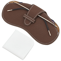 Кокосово-Коричневый 1чехлы для очков из коровьей кожи, прямоугольные, кокосового коричневый, 172x80x8 мм