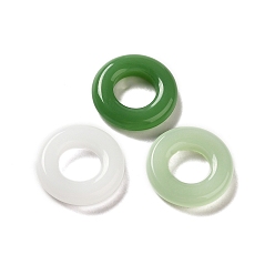 (52) Непрозрачная лаванда Стеклянные кольца, имитация нефрита, круглые кольца, разноцветные, 19.5x4.5 мм, внутренний диаметр: 10 мм