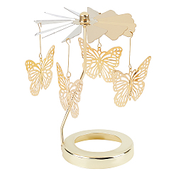 Бабочка 430 и 201 вращающийся подсвечник из нержавеющей стали для чайных свечей, с железом найти, для свадебного украшения рождественской вечеринки, бабочки, 7.8x12 см, Кулон : 32.5x50x0.5 мм