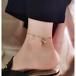 Другие Браслеты из нержавеющей стали для женщин, реальный 18 k позолоченный, Горлянка, 8.27 дюйм (21 см)