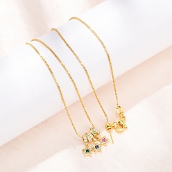 Звезда Латунный подвес с разноцветными кубическими цирконами, регулируемые подвески-слайдеры, реальный 18 k позолоченный, стойки покрытие, долговечный, без кадмия и без свинца, звезда, 19.17 дюйм (48.7 см)