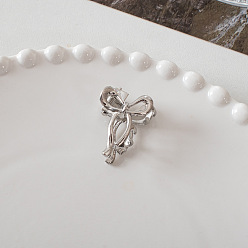 Bowknot Заколки для волос из цинкового сплава, для женщин девушек, бантом, 30 мм