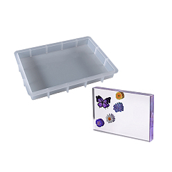 Rectangle Силиконовые формы для фоторамок своими руками, формы для литья смолы, инструменты для производства глиняных ремесел, прямоугольные, 166x116x24 мм