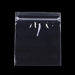 Clear Polypropylene Zip Lock Bags, Top Seal, Resealable Bags, Self Seal Bag, Rectangle, Clear, 11x9cm, Unilateral Thickness: 2.7 Mil(0.07mm)