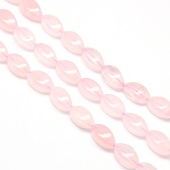 Quartz Rose Torsion naturel a augmenté de perles de quartz brins, 12x6x6mm, Trou: 1mm, Environ 33 pcs/chapelet, 15.74 pouce