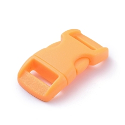Gold Plastic Adjustable Quick Side Release Buckles, for Luggage Straps Backpack Repairing, Rectangle, Gold, 29x15mm, Hole: 10mm