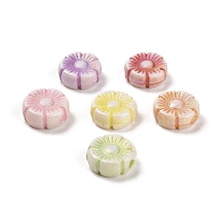 (52) Непрозрачная лаванда Пластиковые бусины, цветок, разноцветные, 9x3.5 мм, отверстие : 1.6 мм, 1724 шт / 500 г